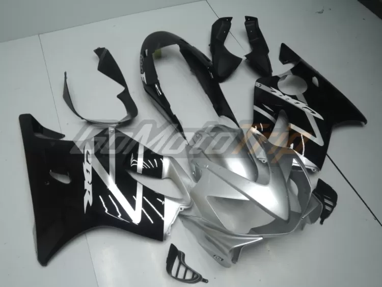 2004 2007 Honda Cbr600f4i Black Silver Fairing 3