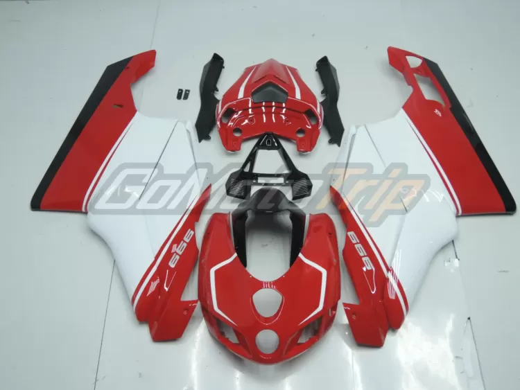 2005 2006 Ducati 999 Red White Fairing 1