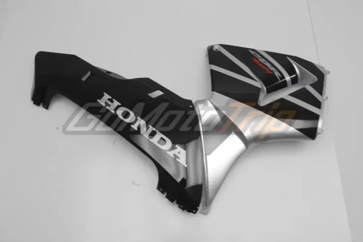 2005 2006 Honda Cbr600rr Black Silver Fairing2 10