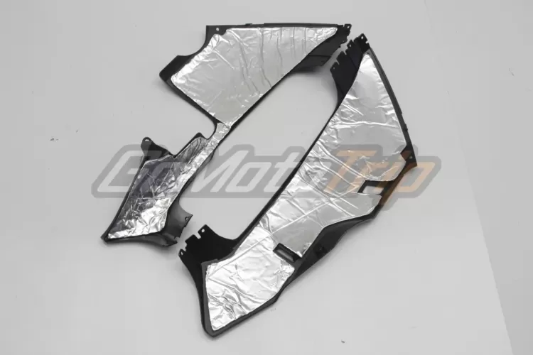 2005 2006 Honda Cbr600rr Black Silver Fairing2 13