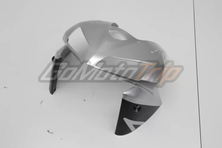 2005 2006 Honda Cbr600rr Black Silver Fairing2 4