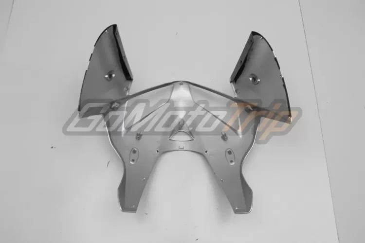 2005 2006 Honda Cbr600rr Black Silver Fairing2 5