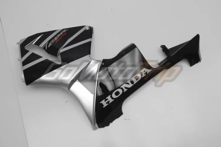 2005 2006 Honda Cbr600rr Black Silver Fairing2 9