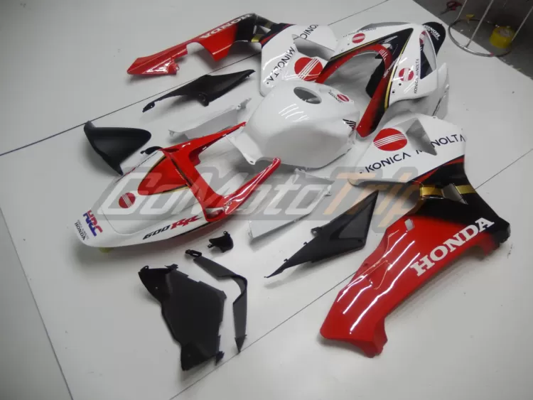 2005 2006 Honda Cbr600rr Konica Minolta Livery Fairing2 5