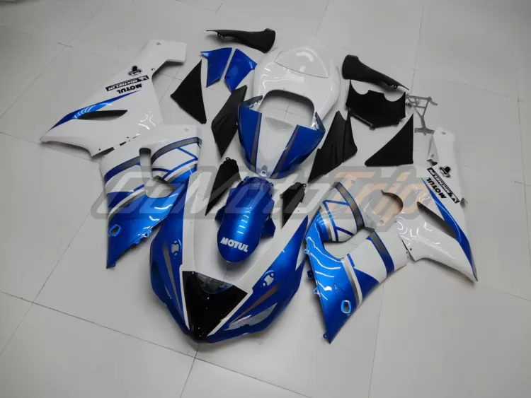 2005 2006 Kawasaki Ninja Zx 6r Blue White Fairing 2