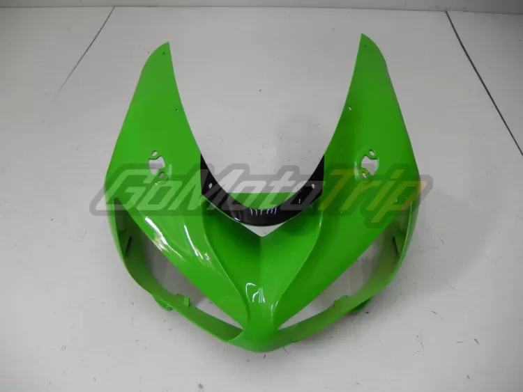 2005 2006 Kawasaki Ninja Zx 6r Lime Green Fairing 4