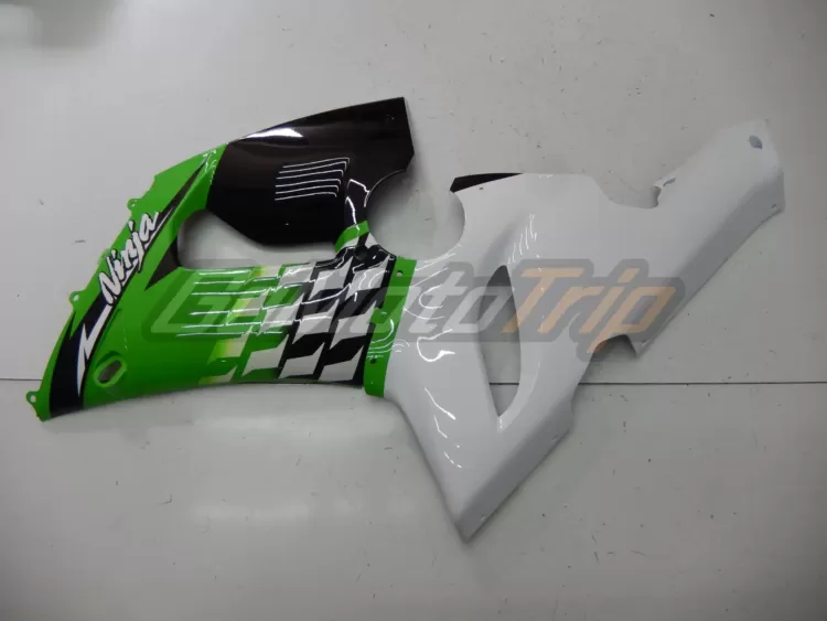 2005 2006 Kawasaki Ninja Zx 6r Lime Green Fairing 9