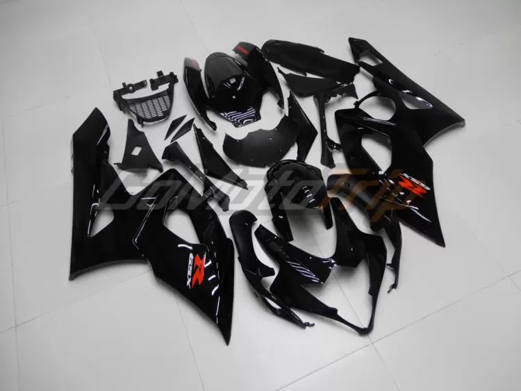 2005 2006 Suzuki Gsx R1000 Black Fairing2 3