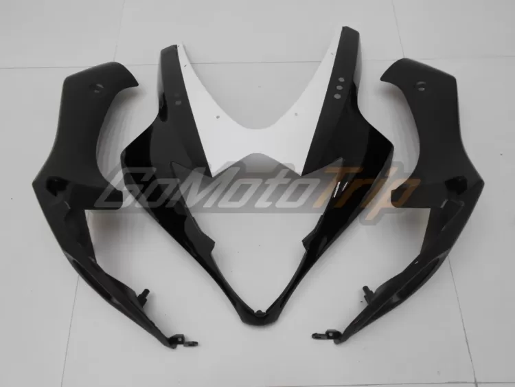 2005 2006 Suzuki Gsx R1000 Black White Fairing Kit 8