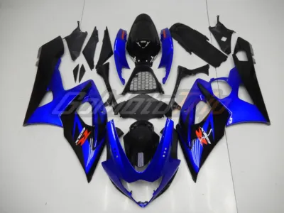 2005 2006 Suzuki Gsx R1000 Blue Black Fairing 1