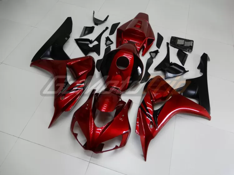 2006 2007 Honda Cbr1000rr Pearl Red Fairing2 2