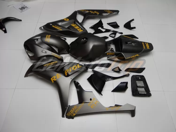 2006 2007 Honda Cbr1000rr Silver Gray Repsol Fairing 4