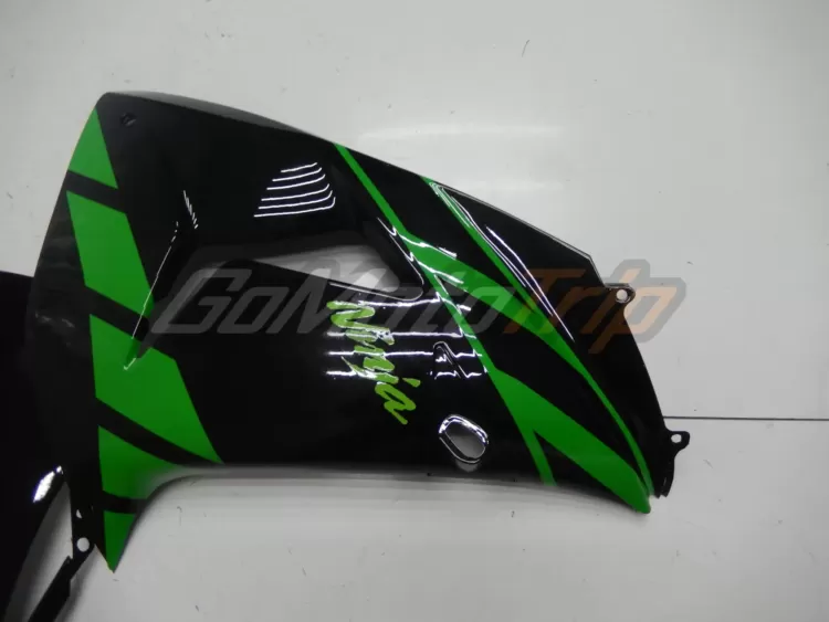 2006 2007 Kawasaki Ninja Zx 10r Black Green Fairing 11