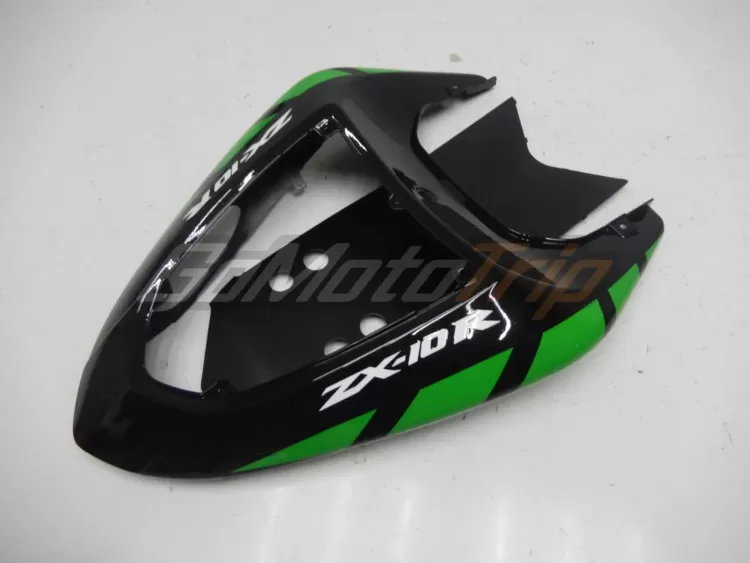 2006 2007 Kawasaki Ninja Zx 10r Black Green Fairing 15