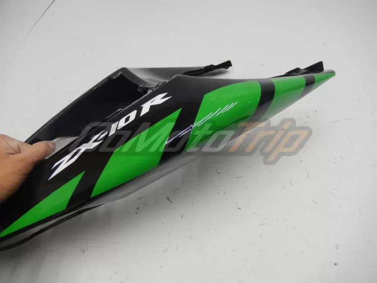 2006 2007 Kawasaki Ninja Zx 10r Black Green Fairing 16