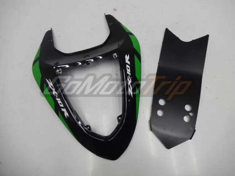 2006 2007 Kawasaki Ninja Zx 10r Black Green Fairing 17