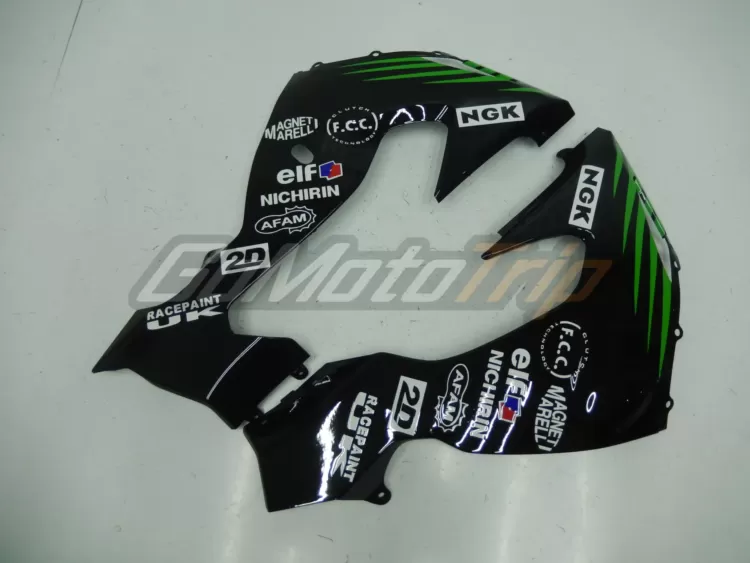 2006 2007 Kawasaki Ninja Zx 10r Black Green Fairing2 13