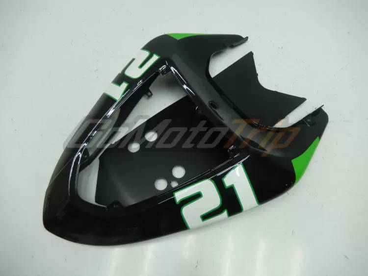 2006 2007 Kawasaki Ninja Zx 10r Black Green Fairing2 15