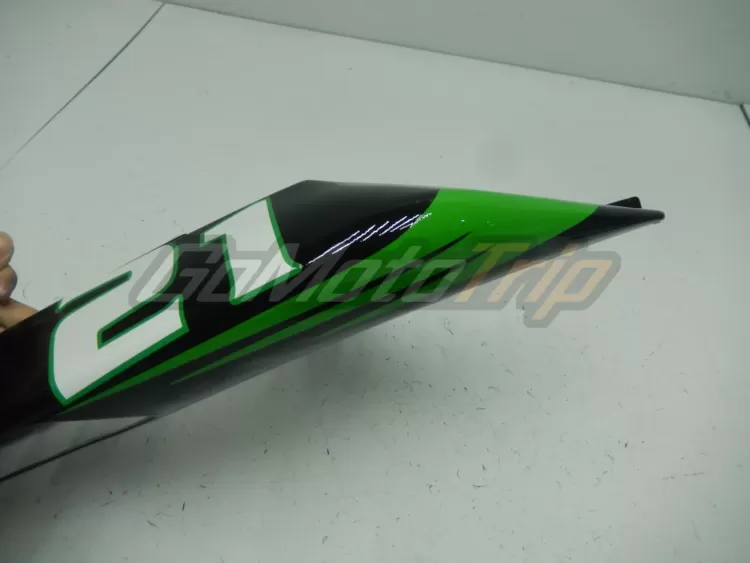 2006 2007 Kawasaki Ninja Zx 10r Black Green Fairing2 16