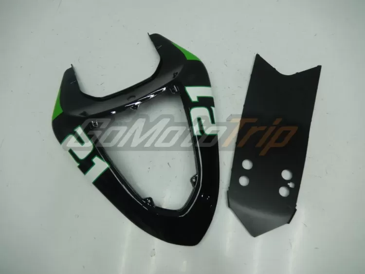 2006 2007 Kawasaki Ninja Zx 10r Black Green Fairing2 17