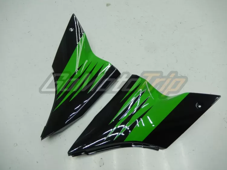 2006 2007 Kawasaki Ninja Zx 10r Black Green Fairing2 18