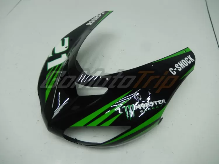 2006 2007 Kawasaki Ninja Zx 10r Black Green Fairing2 6