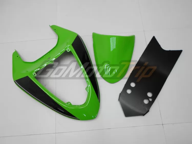 2006 2007 Kawasaki Ninja Zx 10r Black Green Fairing3 16