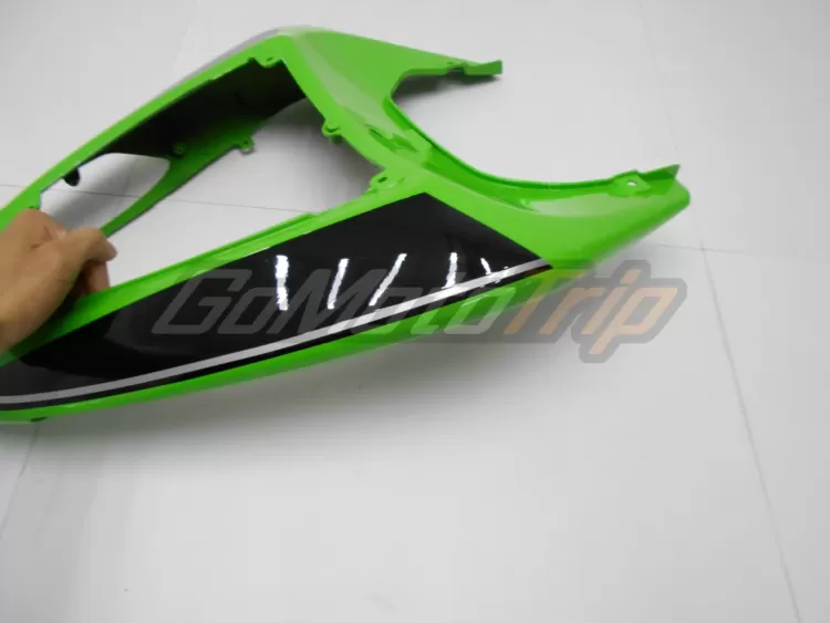 2006 2007 Kawasaki Ninja Zx 10r Black Green Fairing3 17