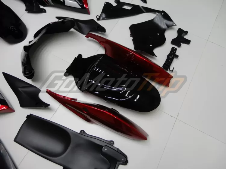 2006 2007 Suzuki K6 Black Red Fairing Kit 10