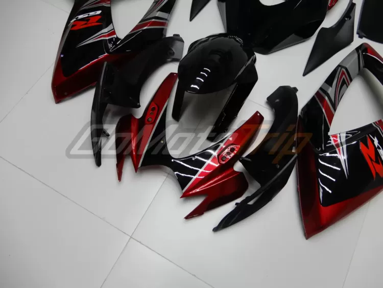 2006 2007 Suzuki K6 Black Red Fairing Kit 6