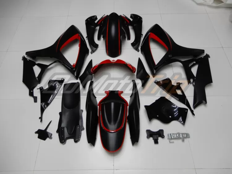 2006 2007 Suzuki K6 Black Red Fairing2 6