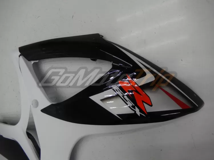 2006 2007 Suzuki K6 Black White Fairing 13