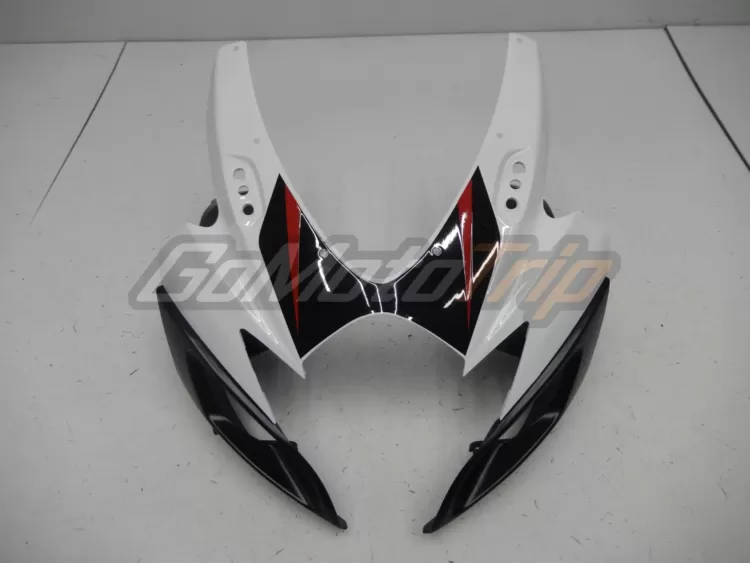 2006 2007 Suzuki K6 Black White Fairing 4