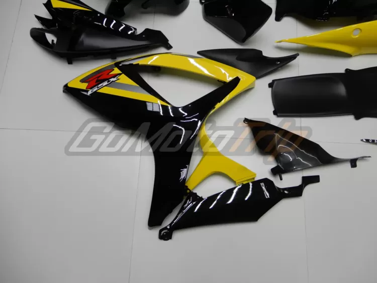 2006 2007 Suzuki K6 Black Yellow Fairing 10