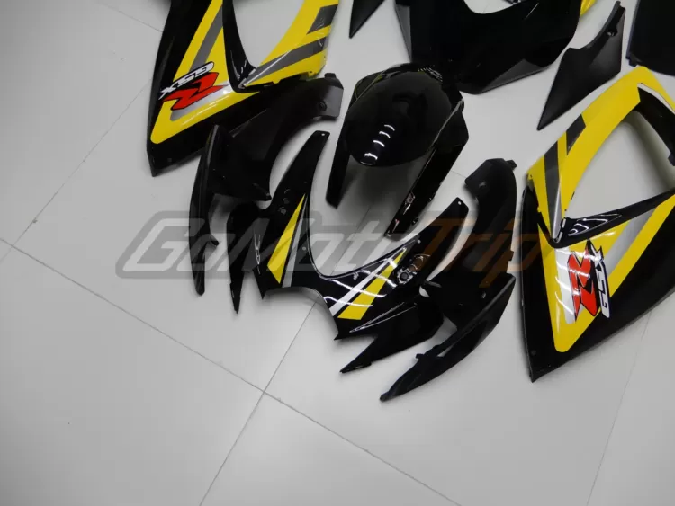 2006 2007 Suzuki K6 Black Yellow Fairing 6