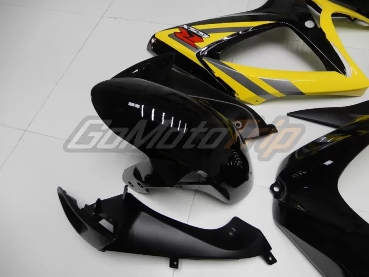 2006 2007 Suzuki K6 Black Yellow Fairing 8