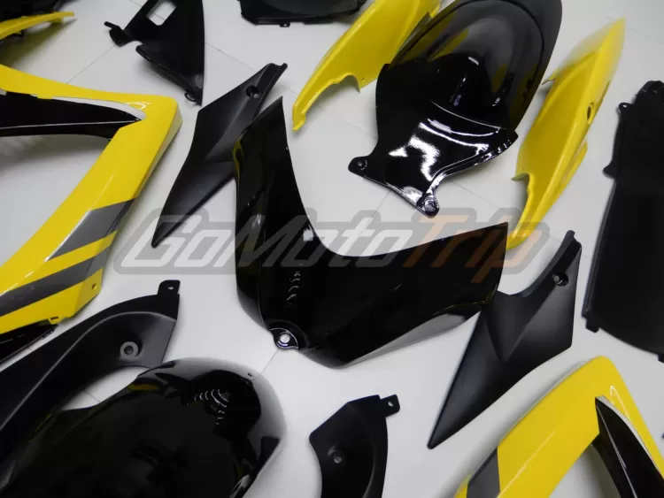 2006 2007 Suzuki K6 Black Yellow Fairing 9