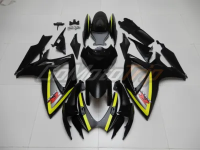 2006 2007 Suzuki K6 Black Yellow Fairing2 1