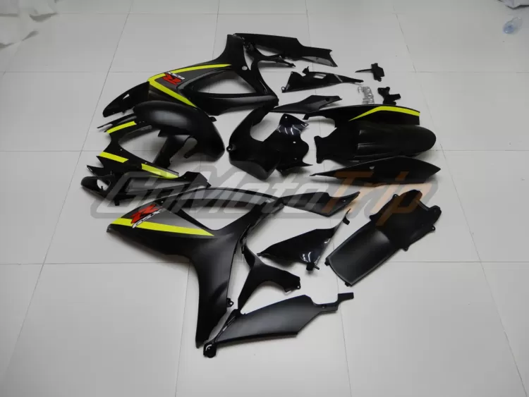 2006 2007 Suzuki K6 Black Yellow Fairing2 4