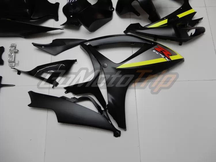 2006 2007 Suzuki K6 Black Yellow Fairing2 7