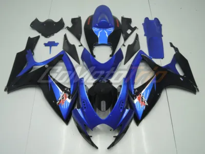 2006 2007 Suzuki K6 Blue Black Fairing 1