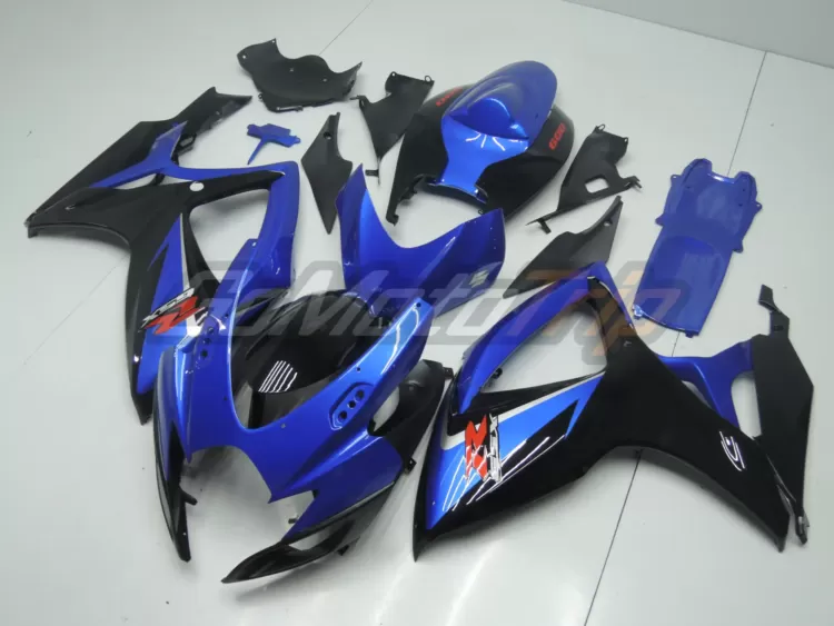 2006 2007 Suzuki K6 Blue Black Fairing 2