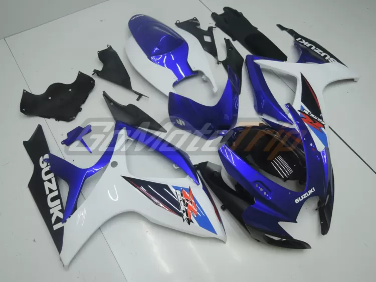 2006 2007 Suzuki K6 Blue White Fairing Kit 3