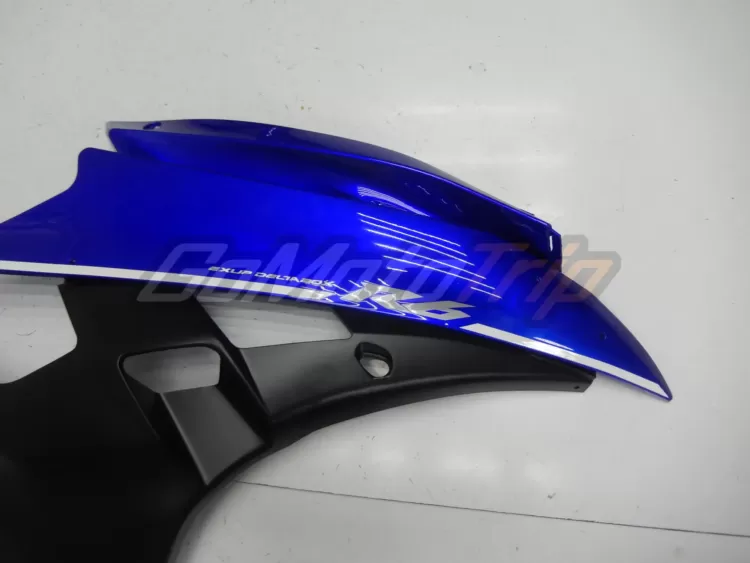 2006 2007 Yamaha Yzf R6 Blue Black Fairing2 13