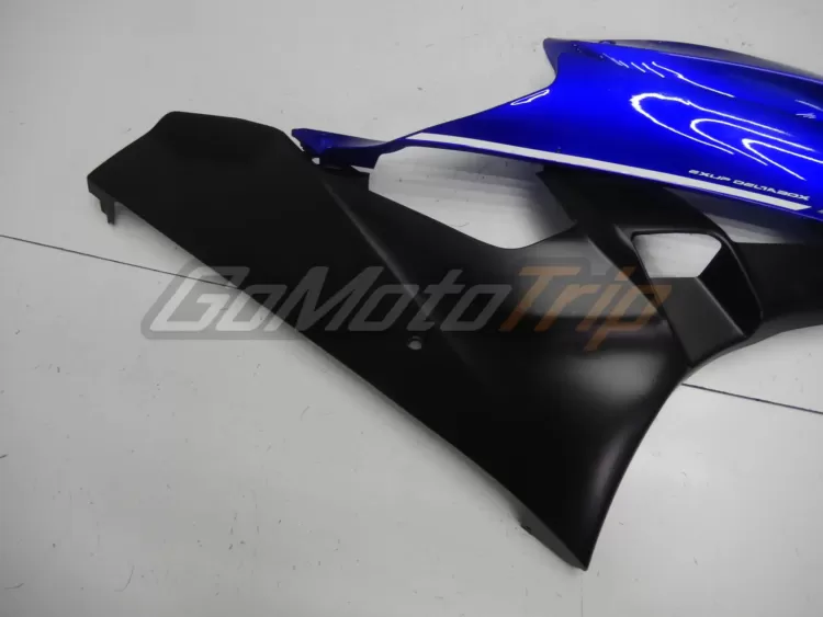 2006 2007 Yamaha Yzf R6 Blue Black Fairing2 14