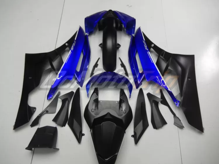 2006 2007 Yamaha Yzf R6 Blue Black Fairing2 4