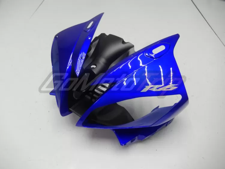 2006 2007 Yamaha Yzf R6 Blue Black Fairing2 6