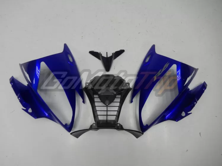 2006 2007 Yamaha Yzf R6 Blue Black Fairing2 7