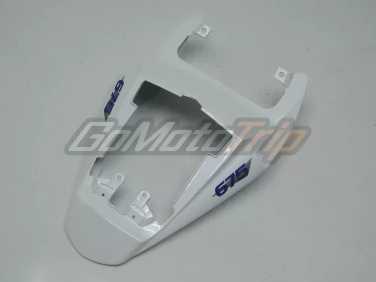 2006 2008 Triumph Daytona 675 Pearl White Fairing 10