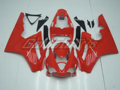 2006 2008 Triumph Daytona 675 Red Fairing 1